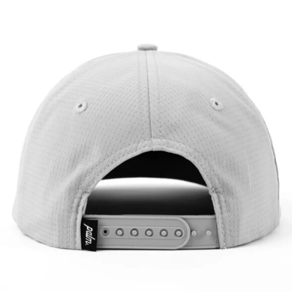 Palm Golf Co Icon Performance Snap Back Golf Hat Light Gray Cap - Picture 3 of 3